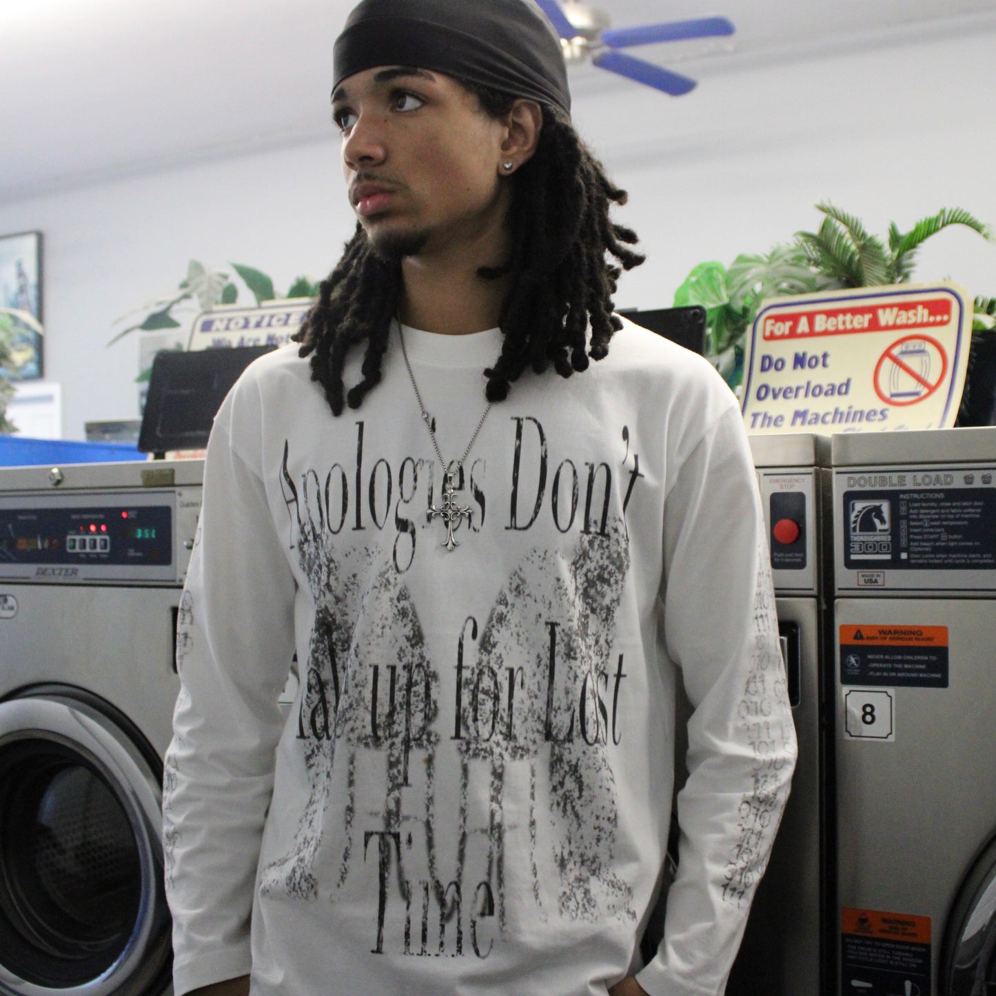 "apologies don't make up for lost time" longsleeve